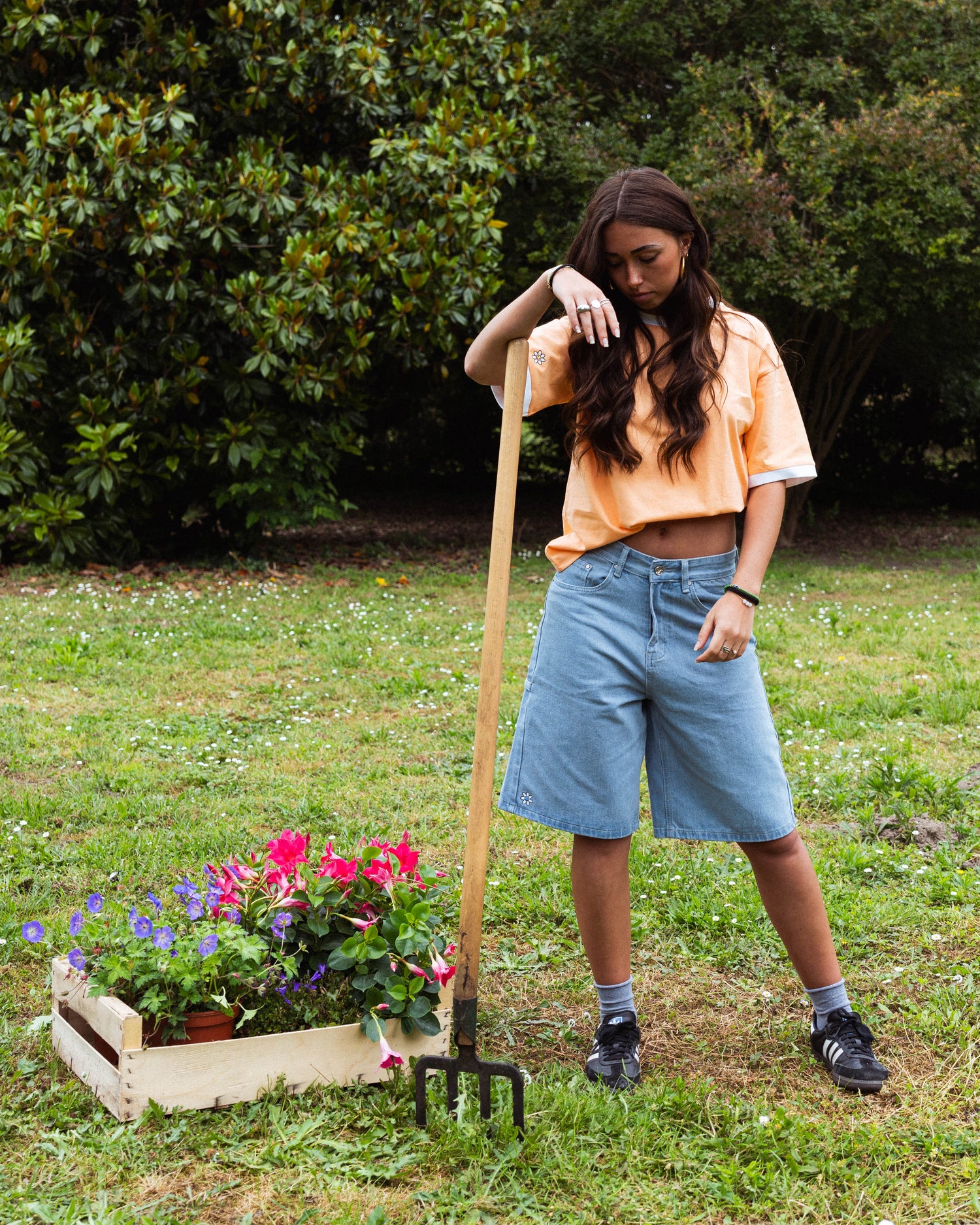 Le short en Jean Clair