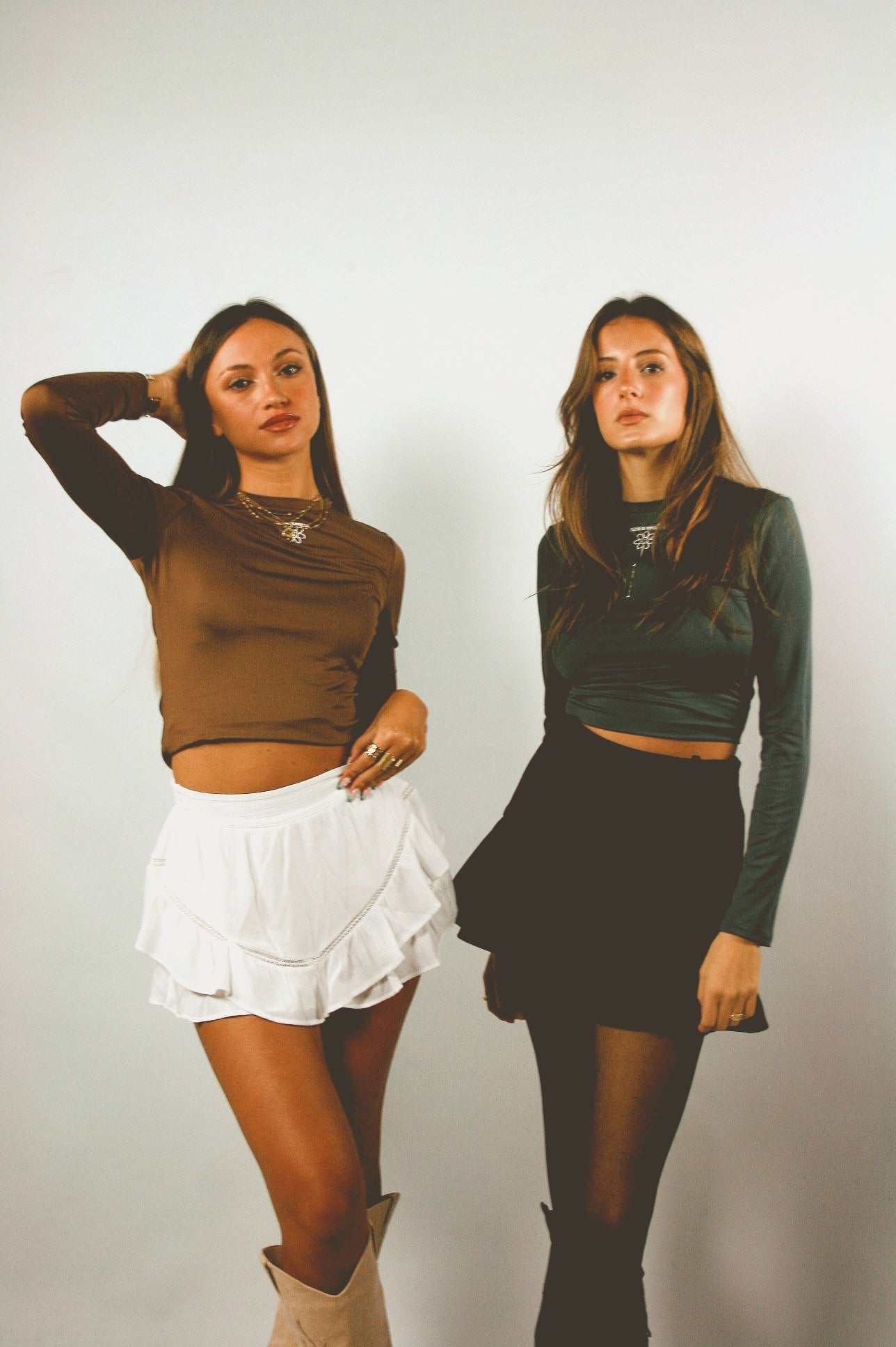 Tee manche longue Marron