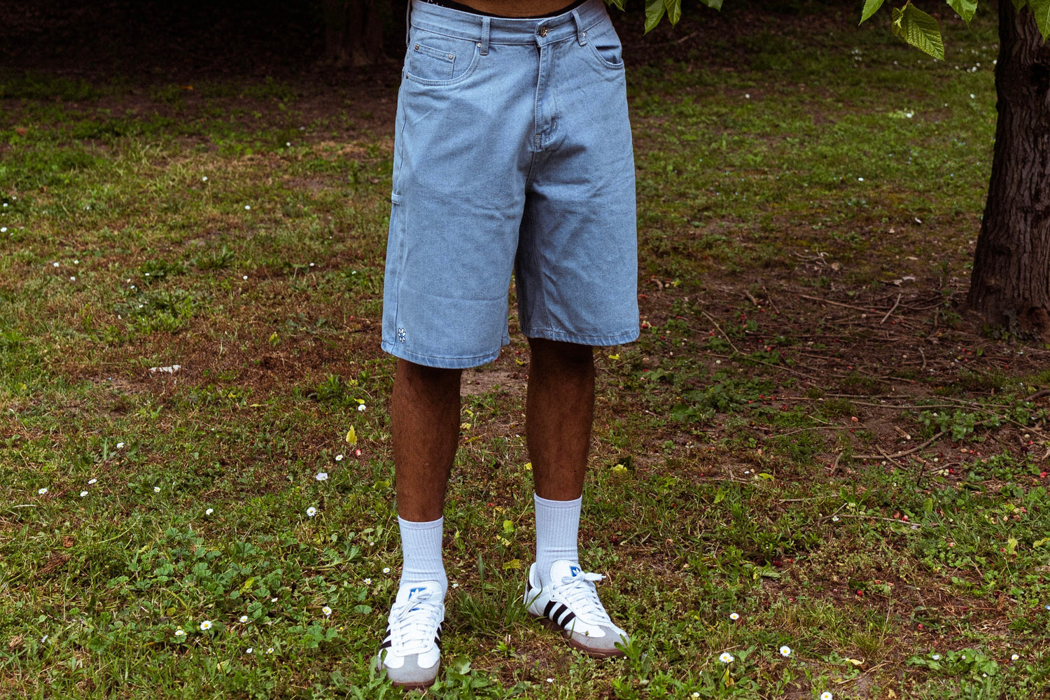 Le short en Jean Clair