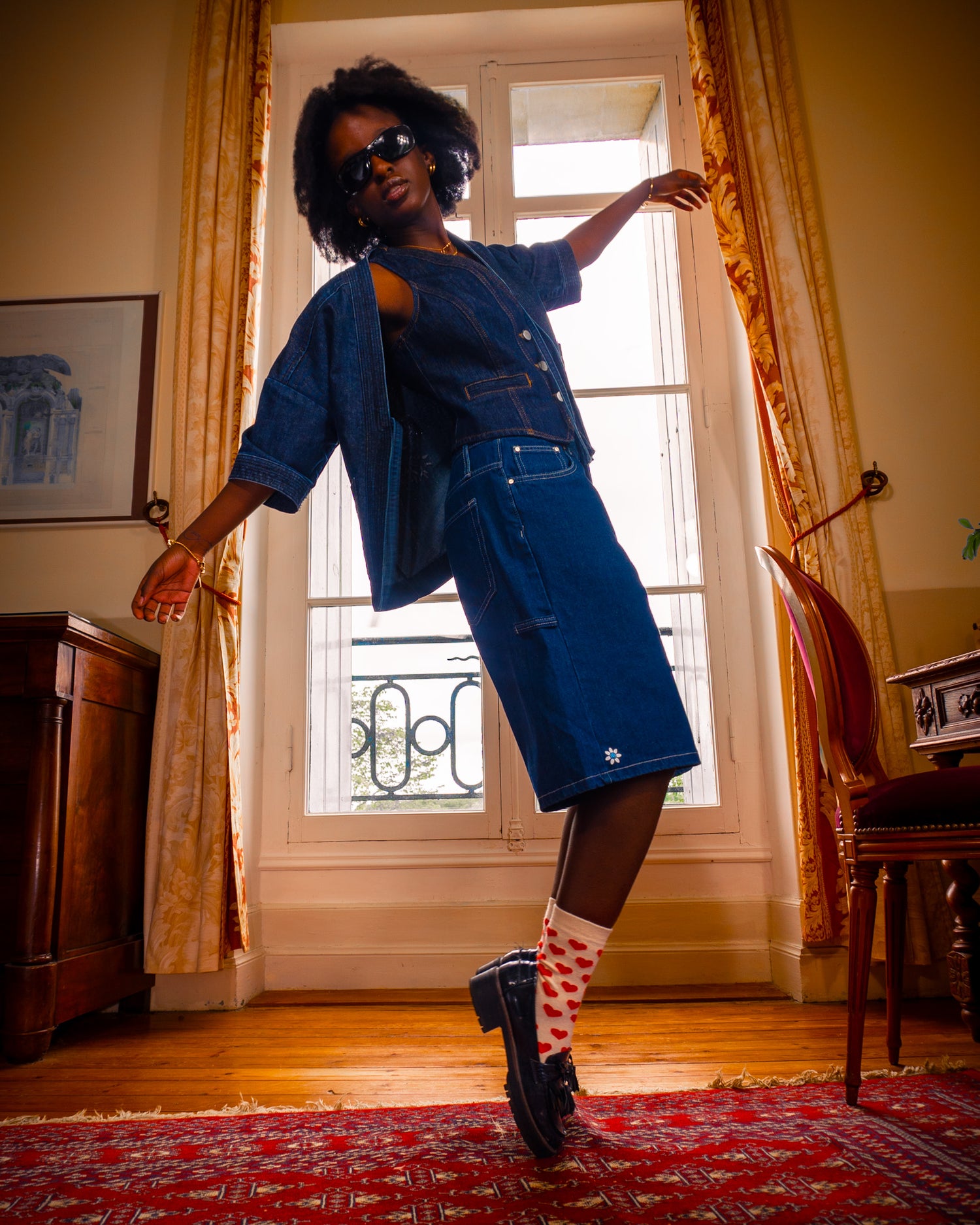 Le short en Jean Brut