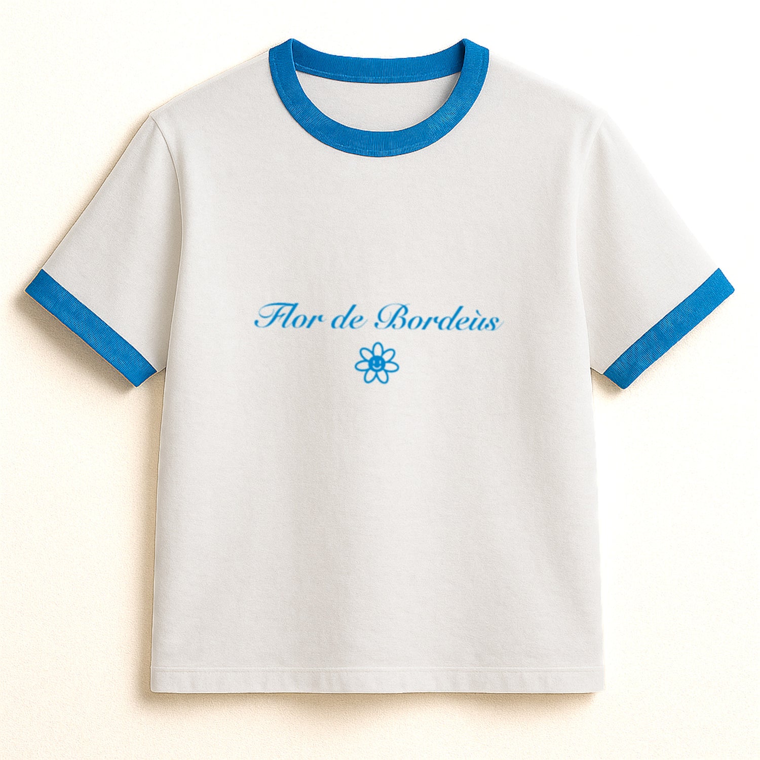 "Flor de Bordéus" tee blanc